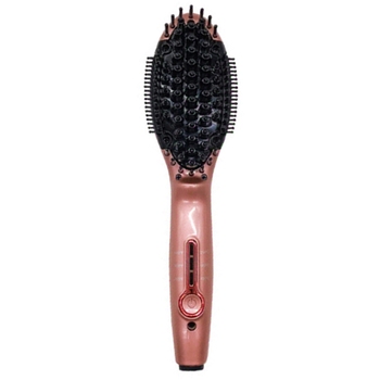 EU Plug Mini Hair Straightener Brush Fast Heated Hair Comb Straightener Professional Straightening Brush for Travel Hair Iron